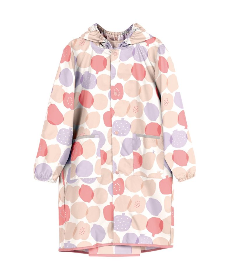 Medium size cute children's raincoat (with rain bag)
