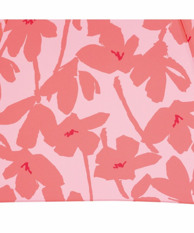 Elegant floral folding umbrella