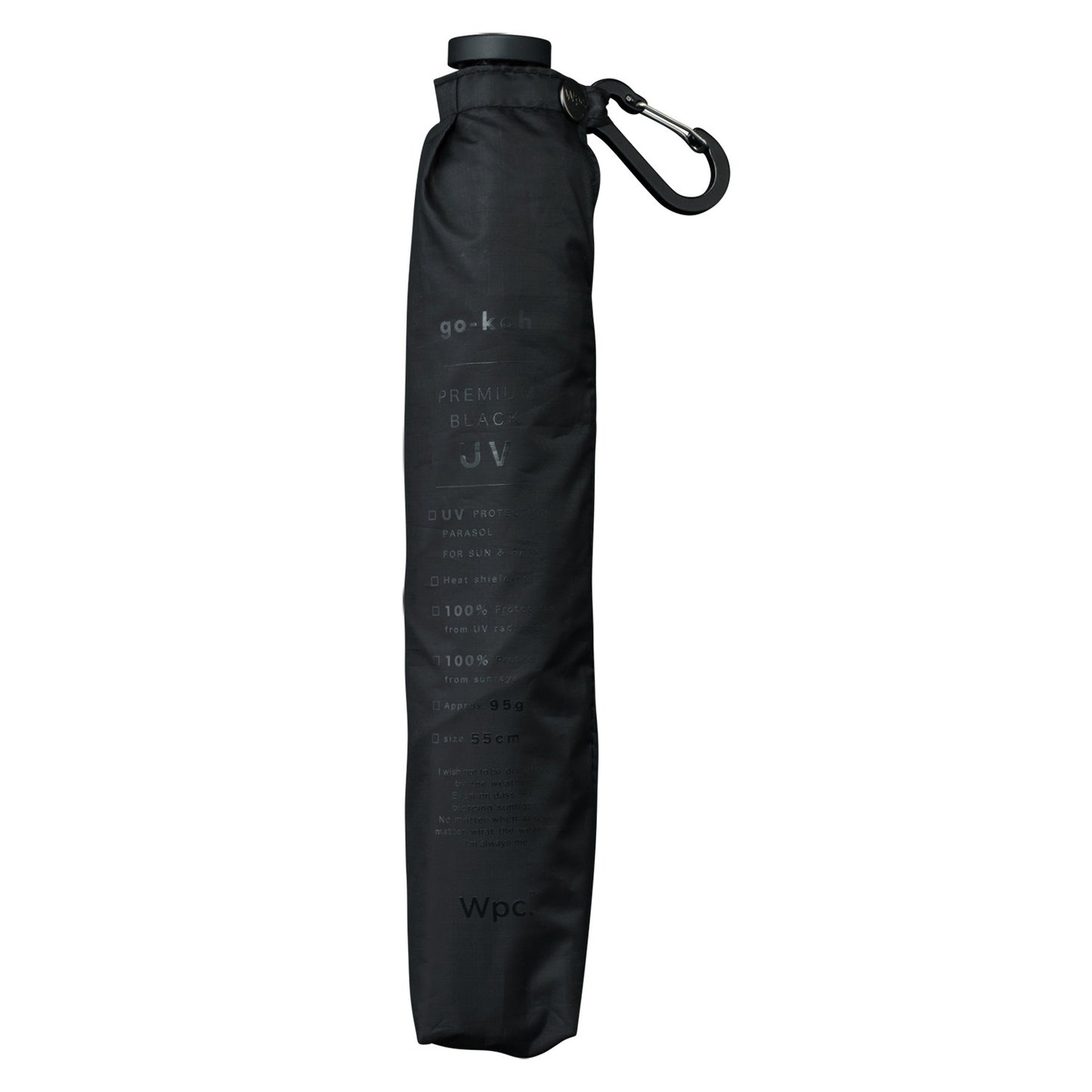 Go-koh Ultra-Light Blackout Folding Umbrella | All-Weather Use · Minimalist Solid Color · Sun Protection & Heat Insulation (92g / 103g)