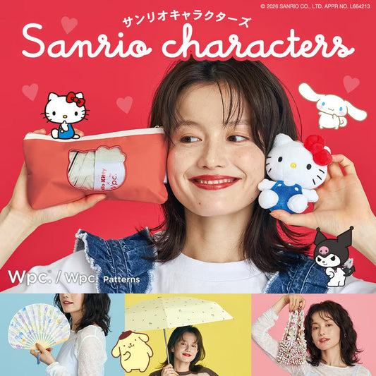 Sanrio x Wpc. 三麗鷗合作推出的全新產品已上市！快來選擇你最喜歡的角色一起出門吧！