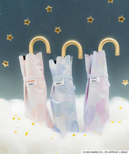 Sanrio Watercolor Pattern Folding Umbrella