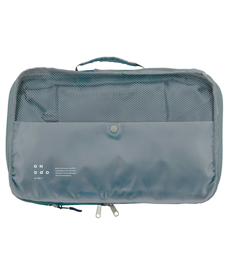 《預訂》ONDOO by Wpc. 極簡旅行壓縮收納袋｜拉鍊式厚度壓縮．網狀透氣設計．防水防污衣物收納袋 (165g)