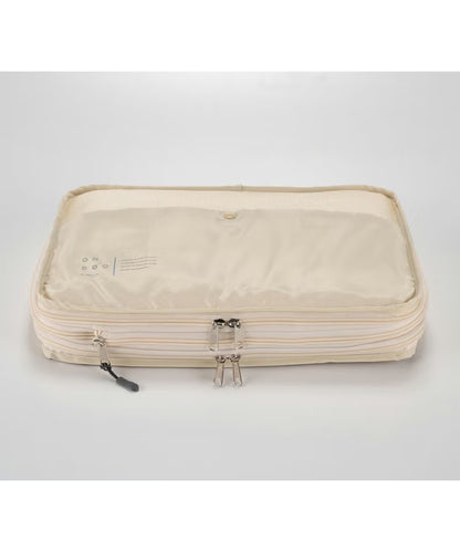 《預訂》ONDOO by Wpc. 極簡旅行壓縮收納袋｜拉鍊式厚度壓縮．網狀透氣設計．防水防污衣物收納袋 (165g)