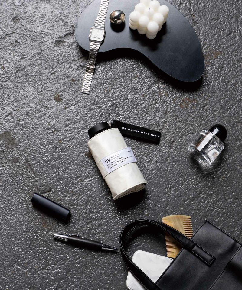 Wpc. 史上最輕巧迷你摺傘｜隔熱降溫．超緊湊迷你口袋傘．晴雨兼用 (180g)