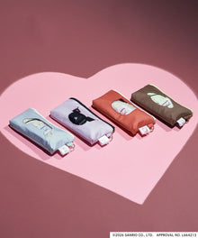 Sanrio X Wpc. 三麗鷗愛心摺疊傘｜愛心點綴 x 卡通形狀透明傘套 (240g)