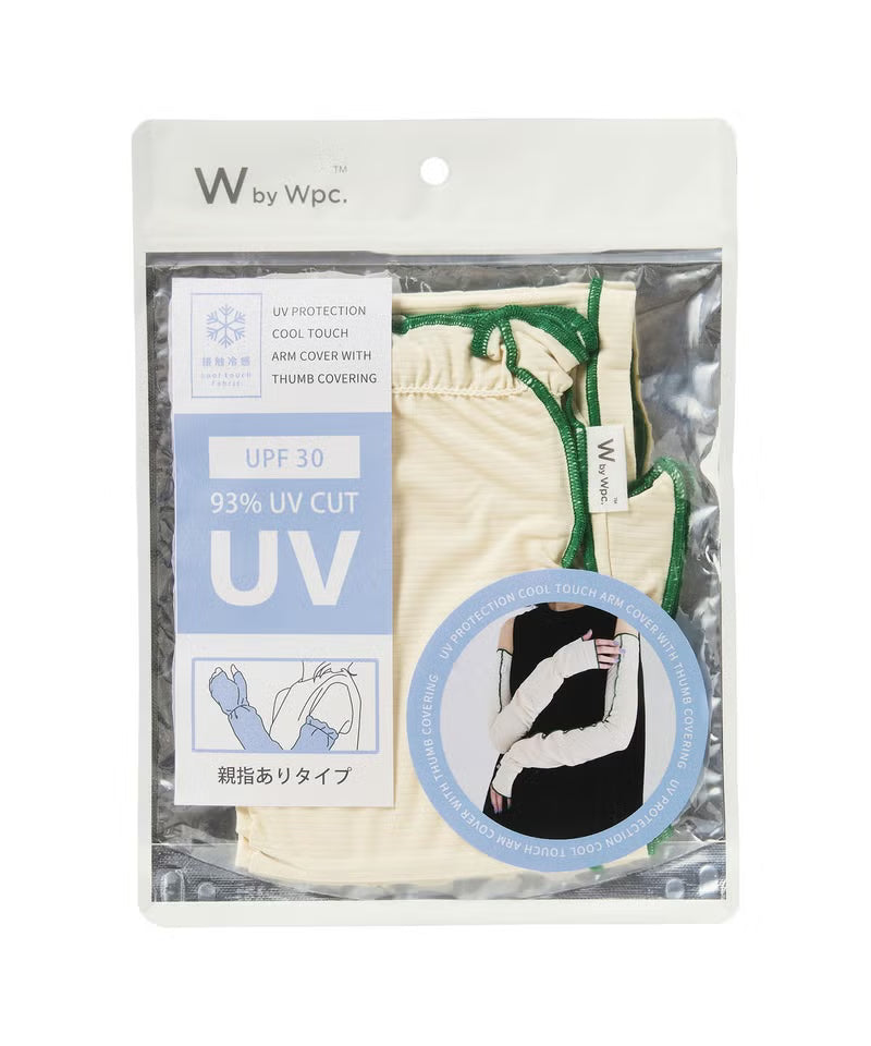 《預訂》W by Wpc. 涼感防曬冰袖｜69cm 加長防護．抗UV．夏日戶外必備 (55g)