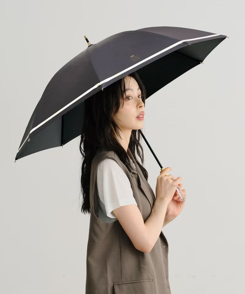 水彩暈染遮光降溫長傘｜隔熱降溫．完全遮光．晴雨兼用 (330g)