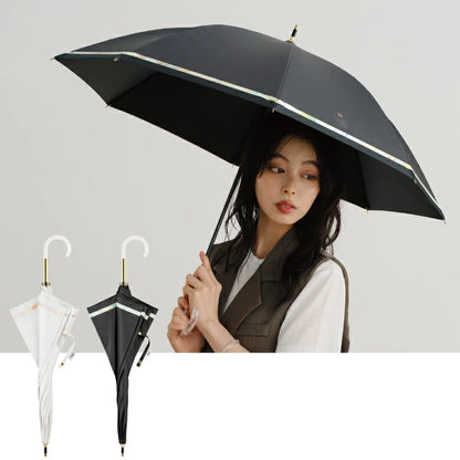 水彩暈染遮光降溫長傘｜隔熱降溫．完全遮光．晴雨兼用 (330g)