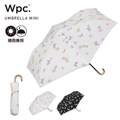 MINI UMBRELLA 淡雅蝴蝶摺傘｜蝴蝶圖案．時尚可愛．簡約大方 (170g)