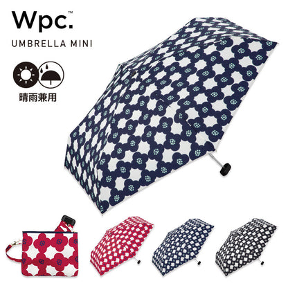 MINI UMBRELLA 日系山茶花摺傘｜精緻女孩晴雨兩用推薦．附同款雨傘袋 (220g)