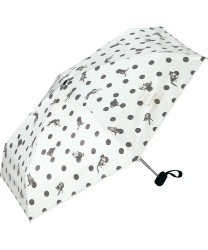 沖昌之 X Wpc. 貓貓波點摺疊傘｜100%遮光．可愛貓貓圖案．送禮佳品 (190g)