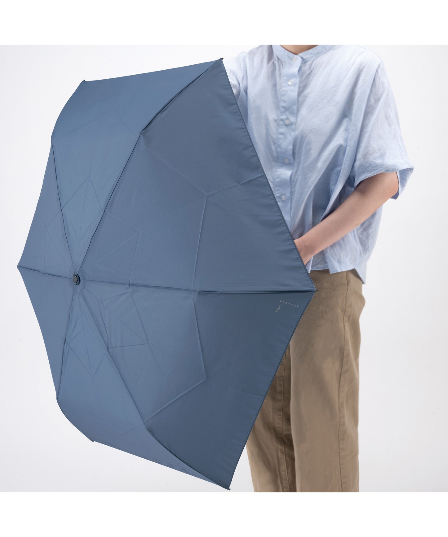Classic 易摺迷你記憶傘｜服裝級記憶技術．一秒輕鬆摺疊．簡約設計．晴雨兼用 (175g)