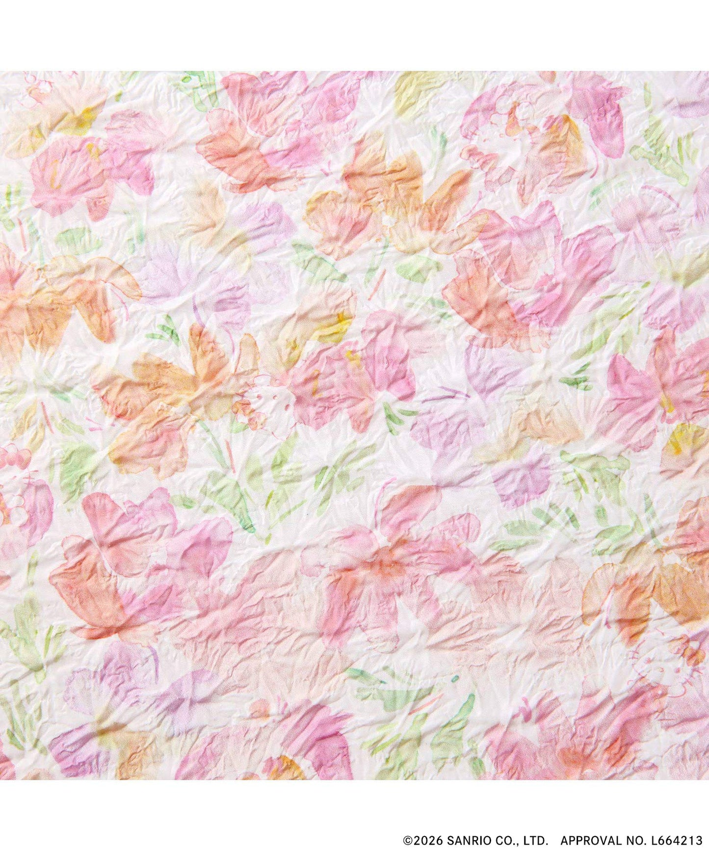 Sanrio X Wpc. 三麗鷗水彩紮染購物袋｜紮染環保袋．彈性收納袋．少女系禮物 (30g)