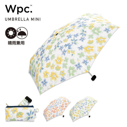 Pastel Floral Mini Folding Umbrella