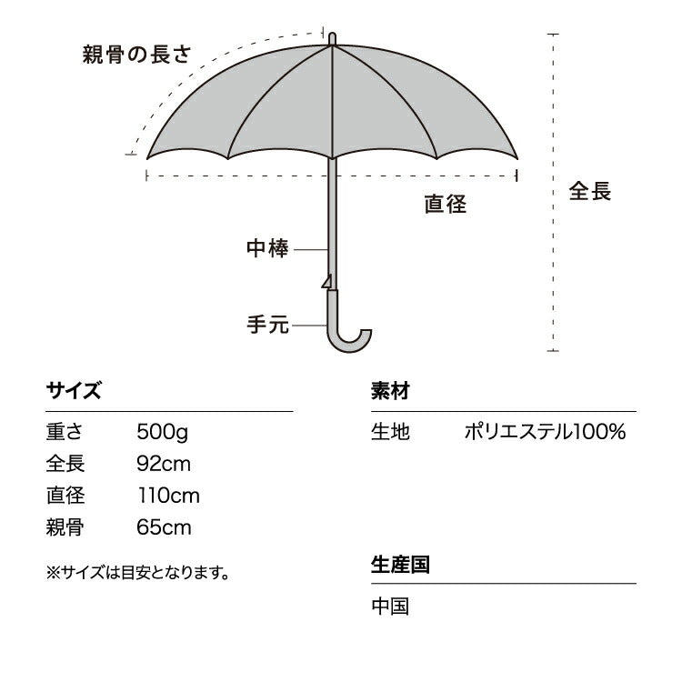 wpc中性基本款長傘