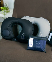 ONDOO by Wpc. 按壓式充氣旅行頸枕｜免吹氣衛生設計．極致便攜 (70g)