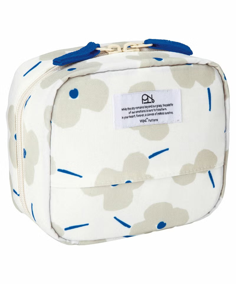 Wpc. Patterns Waterproof Square Cosmetic Pouch | Multi-purpose Storage Bag. Large Capacity Compartment Design. Perfect Gift (70g)