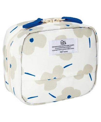 Wpc. Patterns Waterproof Square Cosmetic Pouch | Multi-purpose Storage Bag. Large Capacity Compartment Design. Perfect Gift (70g)